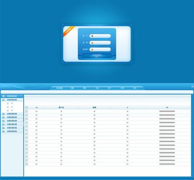 簡(jiǎn)單的藍(lán)色后臺(tái)管理模板 助您高效開(kāi)發(fā)CMS系統(tǒng)與辦公平臺(tái)